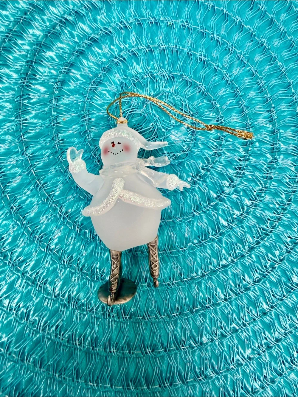 VTG House of Lloyd Christmas Around The World Skating Snowlady 9”